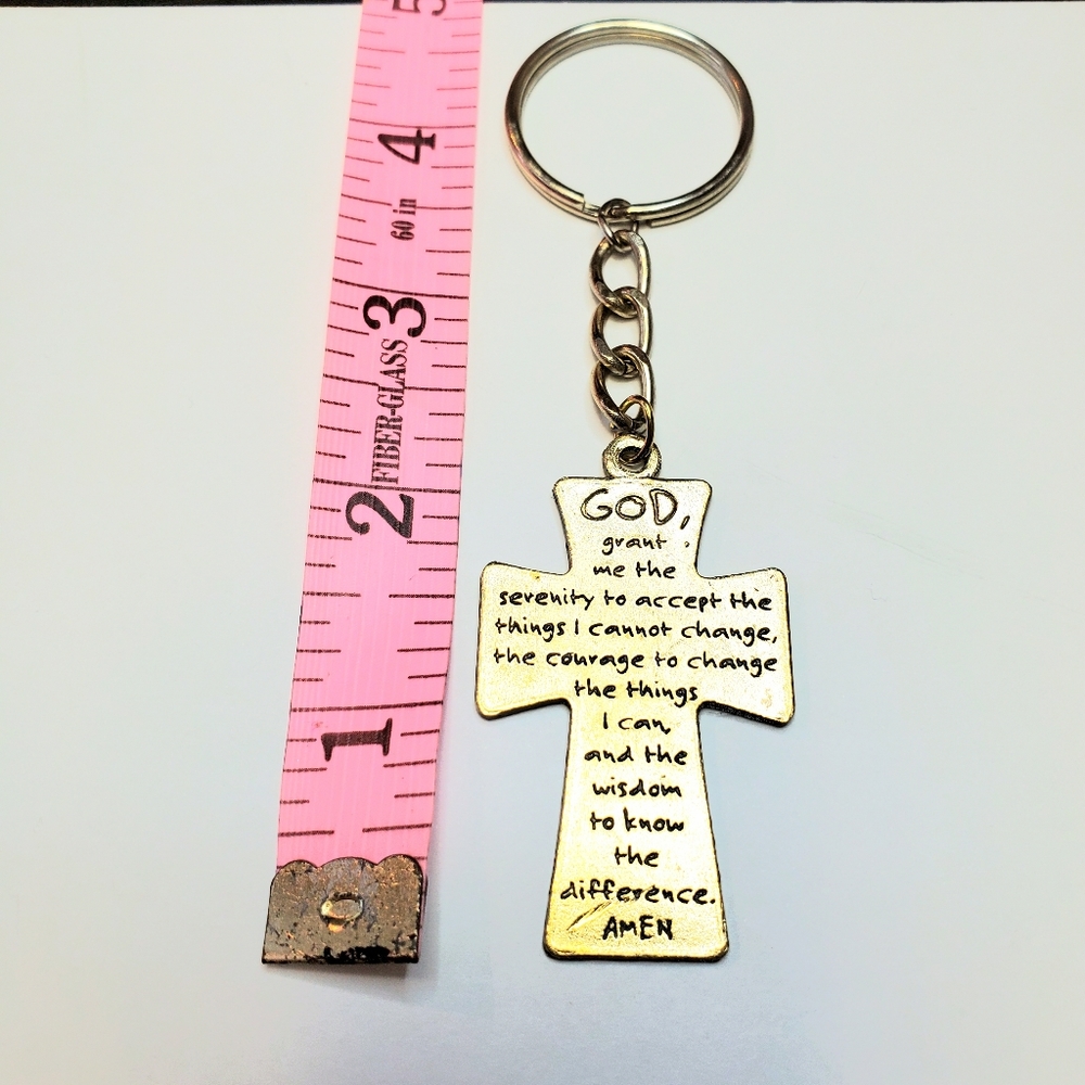 Prayer cross keychain - Picture 2 of 3